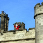 Santa checks out our chimney ahead of the 24th! Santa checks out our chimney ahead of the 24th!